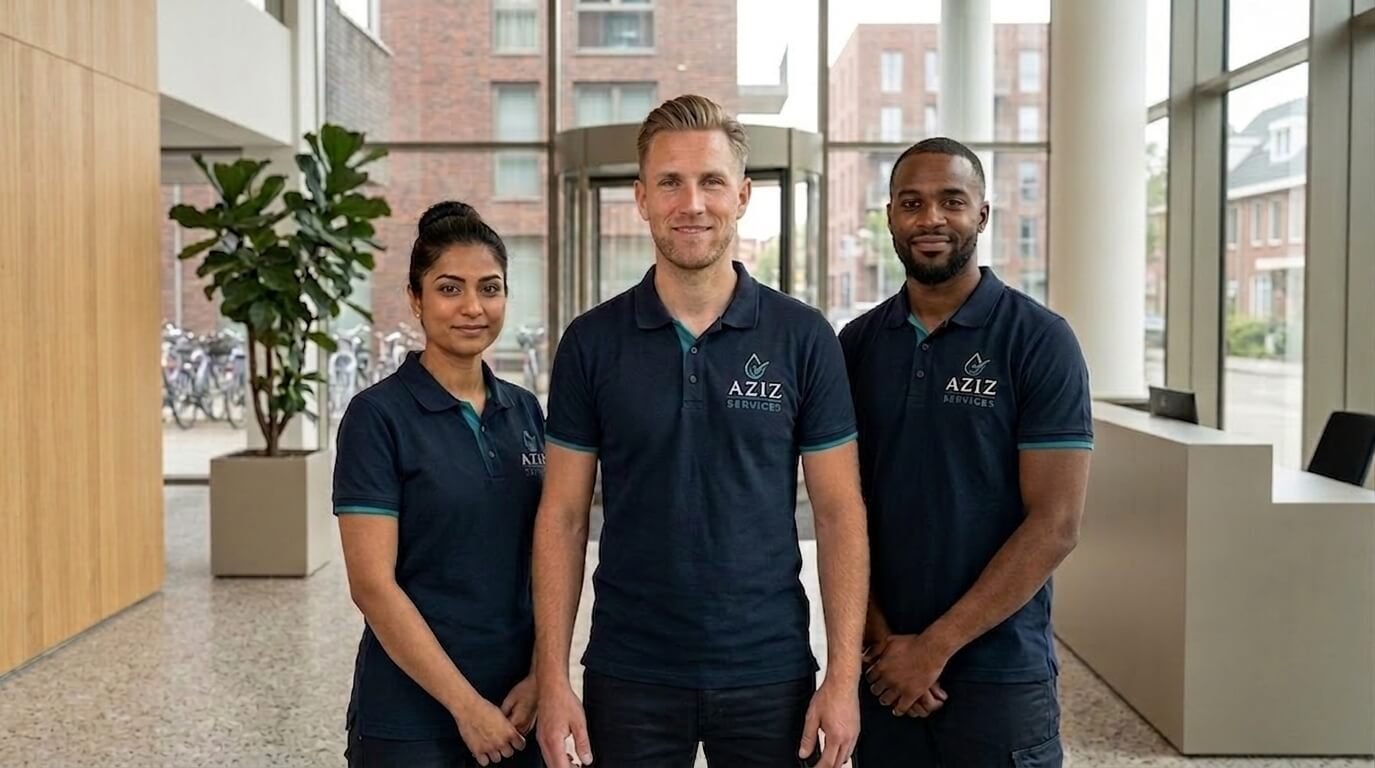 Team van Aziz Services in Arnhem en Nijmegen